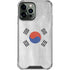 South Korean Flag Distressed iPhone 15 Pro Max Clear Case